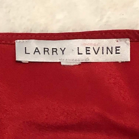 Larry Levine Short Sleeve Batwing Style Blouse - Picture 5 of 9